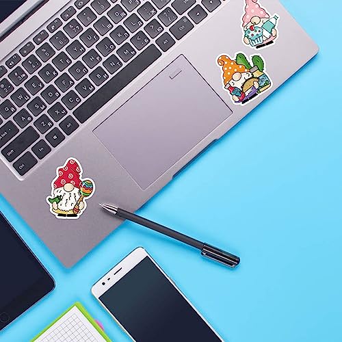 100pcs Gnome Stickers Vinyl Waterproof Stickers for Laptop, Water Bottle, Skateboard, Gnome Party Favors Gnome Decals Gifts, Scrapbooking, Guitar - Fun for Kids, Teens, Adults