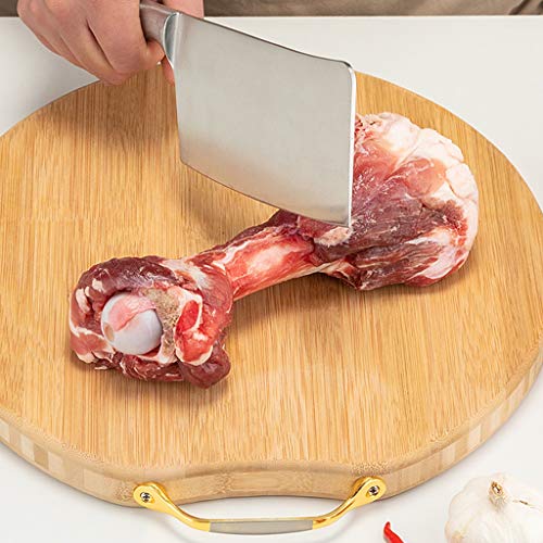 Solid Cutting Boards Cutting Board Non Slip & Non Stick Eco-Friendly Cutting Board Bamboo Chopping Board for Meat, Vegetables, Fruit&Cheese Cutting Board