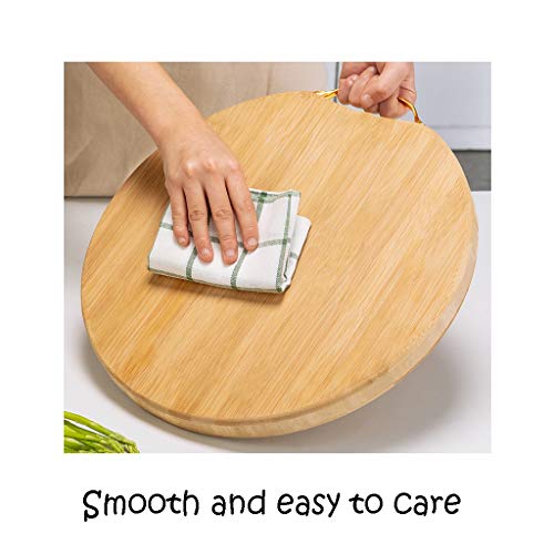 Solid Cutting Boards Cutting Board Non Slip & Non Stick Eco-Friendly Cutting Board Bamboo Chopping Board for Meat, Vegetables, Fruit&Cheese Cutting Board