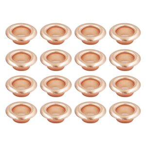 actenly 100 sets 4mm rose gold metal eyelets grommet ring with washer for diy leathercraft scrapbooking shoes belt cap bag tags clothes