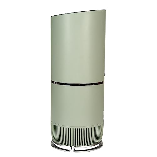 Hunter Fan Company HP670 True HEPA Air Purifier for Allergies, Removes Dust, Smoke, Mold, and Pollen, Covers up to 195 Sq. Ft., Digital Tall Tower, Sage