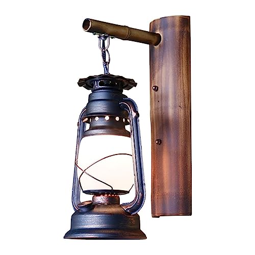 Retro Antique Outdoor Wall Light, Vintage Rustic Lantern Lamp Wall Sconce Light Fixture, Waterproof Retro E26 Outdoor Wall Sconce, for Villa, Patio, Porch, Garden, Balcony