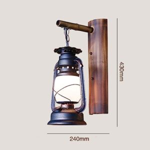 Retro Antique Outdoor Wall Light, Vintage Rustic Lantern Lamp Wall Sconce Light Fixture, Waterproof Retro E26 Outdoor Wall Sconce, for Villa, Patio, Porch, Garden, Balcony