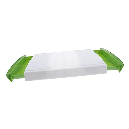 HAKIDZEL Double Drawer Cutting Board Plastic Cutting Board Plastic Containers Desktop Drawers Kitchen Supply Household Kitchen Board Daily Cut Board Accessories Non-slip Drawers Plastic