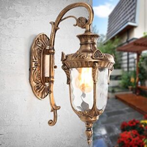 Bedroom wall lights, Wall Sconces, European Retro Aisle Garden Light, Anti-Corrosion and Anti-Rust Wall Light, Outdoor Sconce Light, Aluminum Engraving Wall Light,Compatible with Patio, Terrace, Hallw