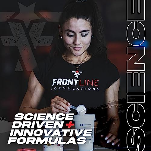 FRONTLINE FORMULATIONS Isolean, 100% Whey Protein Isolate, Fast Absorption, Iso Lean, Low Sugar, Maximize Recovery, 25 Grams Per Serving, Veteren Owned and Operated (28 Servings, Salted Caramel Cake)