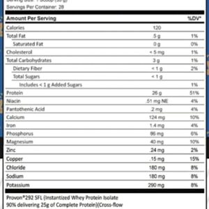 FRONTLINE FORMULATIONS Isolean, 100% Whey Protein Isolate, Fast Absorption, Iso Lean, Low Sugar, Maximize Recovery, 25 Grams Per Serving, Veteren Owned and Operated (28 Servings, Salted Caramel Cake)