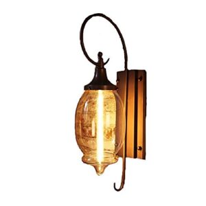 pehub creative transparent glass exterior wall lamp indoor and outdoor lighting hardware wall sconce gooseneck wall light country loft aisle farmhouse porch warehouse door wall lamp exterior light fix