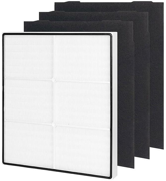 Goodsby Replacement 1x HEPA Filter + 4x Pre Motor Carbon Filters for Whirlpool Whispure AP300 AP350 AP450 AP510 AP51030KB AP45030K WP500 WP1000 Air Purifiers 1183054 1183054K 8171434K