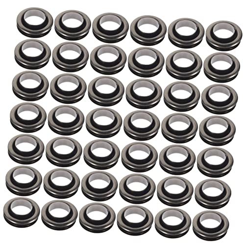 COHEALI 50 Sets Air Eye Button Double Sided Curtains DIY Crafts Piercing Kit Sewing Eyelets Snap Fasteners Kit Grommet Tools Copper Black Bags Piercing Set Button Fastener DIY Kits