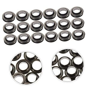 COHEALI 50 Sets Air Eye Button Double Sided Curtains DIY Crafts Piercing Kit Sewing Eyelets Snap Fasteners Kit Grommet Tools Copper Black Bags Piercing Set Button Fastener DIY Kits