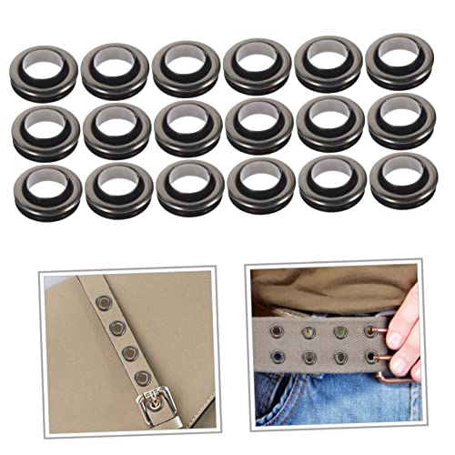 COHEALI 50 Sets Air Eye Button Double Sided Curtains DIY Crafts Piercing Kit Sewing Eyelets Snap Fasteners Kit Grommet Tools Copper Black Bags Piercing Set Button Fastener DIY Kits