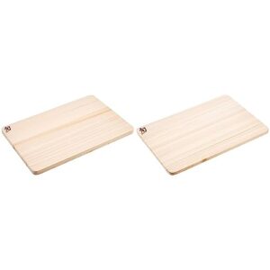 shun cutlery large hinoki cutting board, 17.75" x 11.75" large wood cutting board, medium-soft wood preserves knife edges & cutlery medium hinoki cutting board