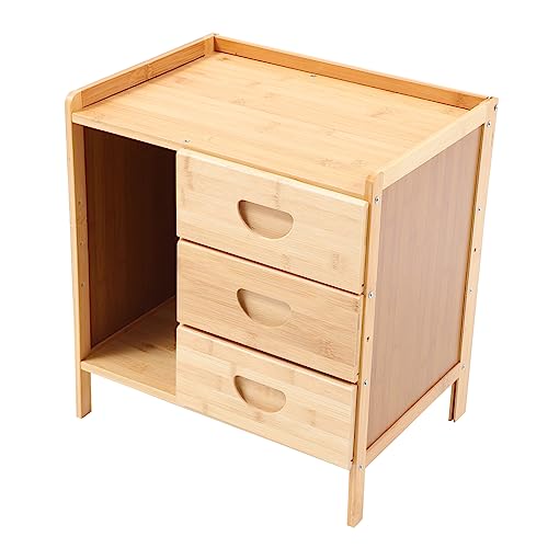 Homoyoyo 1pc Bedside Table Sofa Side Table Night Table Couch End Tables Mini Furniture Wood Decor Home Furniture Sofa Bedside Table Simple Wood Night Table Wooden Bedside Table Locker Books