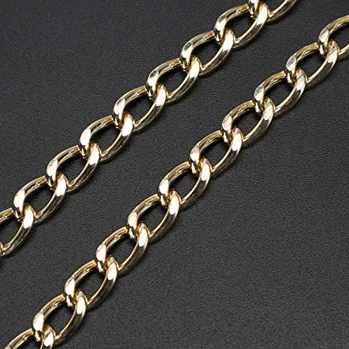 Imitation Peal Chain Handle Wallet Crafts Making Metal with Lobster Clasp Accessories for Making Handbag Purse Substitute 43.3Inch