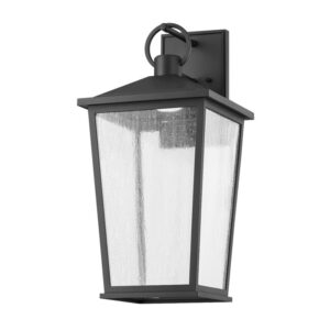 troy lighting b8908-tbk soren - 11w 1 led outdoor wall sconce-26.5 inches tall and 12.75 inches wide