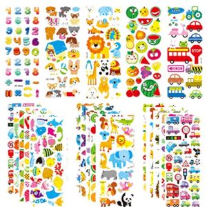 bubble stickers for w/precision cutting cartoon theme decoration easy peal off reusable 3d sticker toddler party
