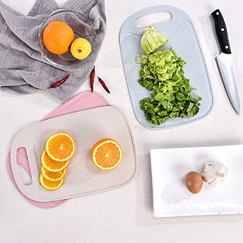 NEIDE Healthy Accessories Chopping Board Cutting Block Non Slip-Blue (Color : Blue)