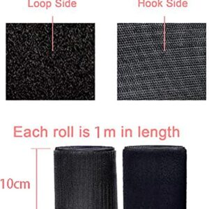 Velcro,Velcro Tape self Adhesive, Hook and Loop Tape Roll 10CM*1M Sewing Velcro Non-Adhesive Nylon Fabric Fastener Fastening Tape Heavy Duty Strips for DIY Craft Supplies,for Shoes,Bags,Gloves,Etc.26