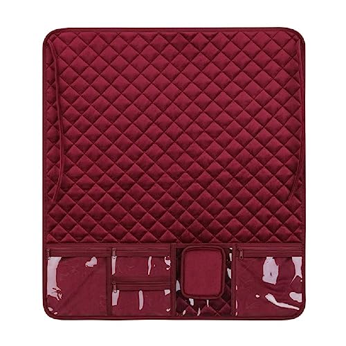 Sewing Machine Pad for Table with Pocket Water-Resistant Sewing Machine Pad Organizer Pad Organizer for Sewing Machine Needlework Storage Bag