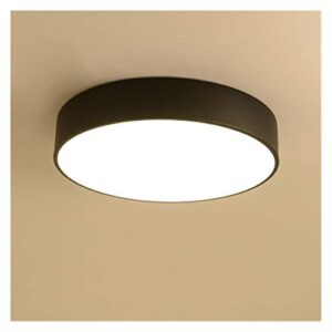 fxj waterproof outdoor ceiling light bathroom lights wall sconce lamp flush led kitchen balcony porch lighting fixtures 90-260v (color : warm white, size : 20w 28cm dia)