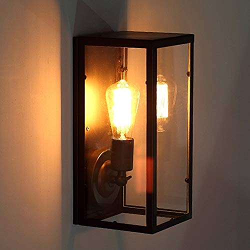 PEHUB Retro Personality Outdoor Waterproof Wall Lamp Luxury Villa Garden Patio Door Stairs Decoration Wall Light Rural Mediterranean Art Atmosphere Night Twilight To Dawn Wall Sconce Exterior Light Fi