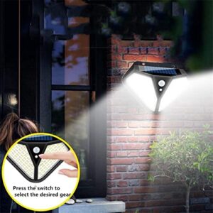 ROLTIN 102 LED Solar Wall Lamp Body Induction Garden Lamp Villa Waterproof Outdoor Inflammation Street Lamp Sconce Sconces Wall Light Reading Lamp Headboard Surviving