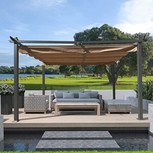 All Cedar Wooden Pergola Kit - Wind Rated at 100 MPH, Perfect for Outdoor Entertaining and Relaxation
