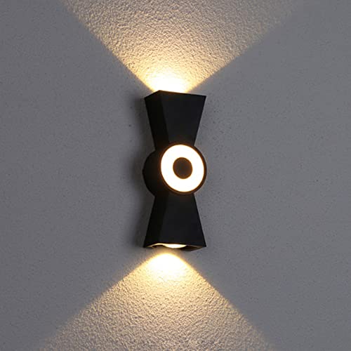 Outdoor Wall Light, LED Wall Light 3000K Modern Wall Sconce Outdoor Waterproof LED Wall Lamp for Porch Courtyards Garage Foyer Front Door
