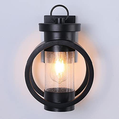 MENZEL Wall Sconces, Outdoor Wall Mount Light Exterior Lantern Fixtures Wall Sconce, Waterproof Porch Light Fixtures Wall Mount for Entryway Garage