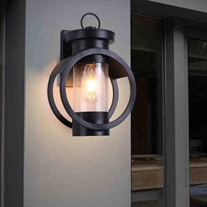 MENZEL Wall Sconces, Outdoor Wall Mount Light Exterior Lantern Fixtures Wall Sconce, Waterproof Porch Light Fixtures Wall Mount for Entryway Garage