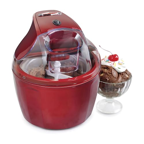 Easy to use 1.5 quart ice cream machine - perfect for family fun and parties