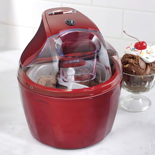 Easy to use 1.5 quart ice cream machine - perfect for family fun and parties
