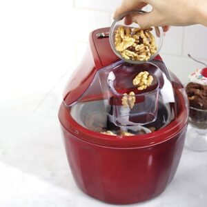 Easy to use 1.5 quart ice cream machine - perfect for family fun and parties