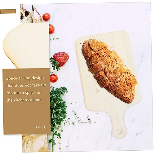 SHOWERORO 3pcs DIY Tray Bread Tray Wooden Tray Mini Breadboard Cutting Boards for Crafts Wooden Bread Tray Wooden Pizza Serving Trays Brown Wooden Cake Board Blank Wood Tray Bread Board Food