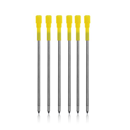 Pineapple Pens Ballpoint Pens + 6Pcs 3.2'' Ballpoint Pen Refills Black Ink (3Pcs Pineapple Pens)