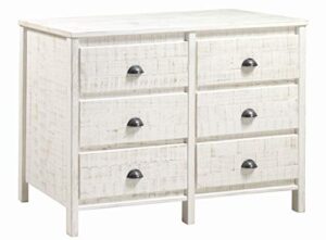 camaflexi baja dresser, 6 drawer, white