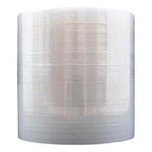 Brock Industrial Strength Stretch Wrap Film - 5 Inch x 333 Yard 13cm x 305m – 80 Gauge – Clear – Includes 1 Handle - 12 Rolls/Case