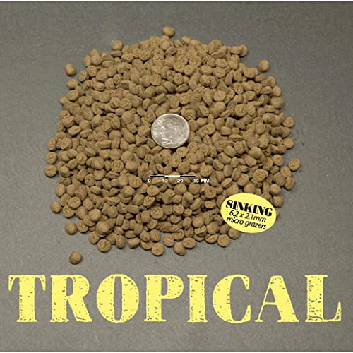 Cobalt Aquatics Ultra Tropical Micro Grazers Sinking Pellets 6.2x2.1 mm, 2.6 oz.