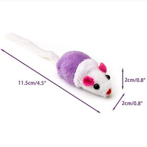 CHIWAVA 36 Pack 1.8 Inch Small Interactive Cat Toys Mice with Catnip Rattle Sound Mouse for Indoor Cats Kitten Play