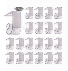 mateda table skirting clips tablecloth clips for table 1" 1/2 - 2 1/8", set of 24