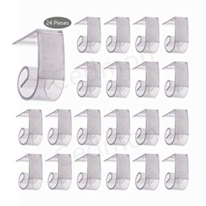 Mateda Table Skirting Clips Tablecloth Clips for Table 1" 1/2 - 2 1/8", Set of 24