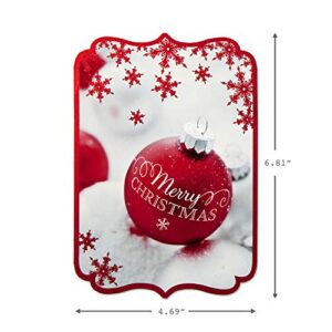 Hallmark Christmas Boxed Card Assortment, Ornament and Stocking (40 Cards with Envelopes and Gold Seals) (1XPX2806)