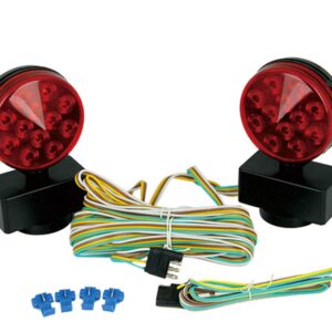 MAXXHAUL 50015 12V Magnetic LED Towing Lights With Magnetic Base - DOT Compliant, 1 Pack