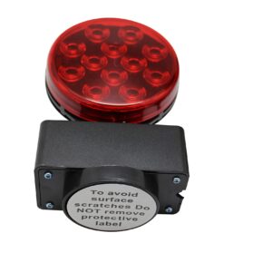 MAXXHAUL 50015 12V Magnetic LED Towing Lights With Magnetic Base - DOT Compliant, 1 Pack