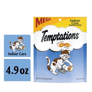 temptations indoor control chicken flavor cat treats, 4.9 oz.