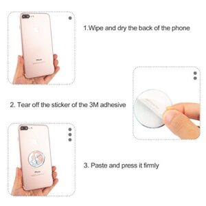 BF2JK Three Pack Cell Phone Ring Holder, 360°Rotation Finger Ring Stand Grip for Smartphones,Tablets,Pads (Mandala Flower)