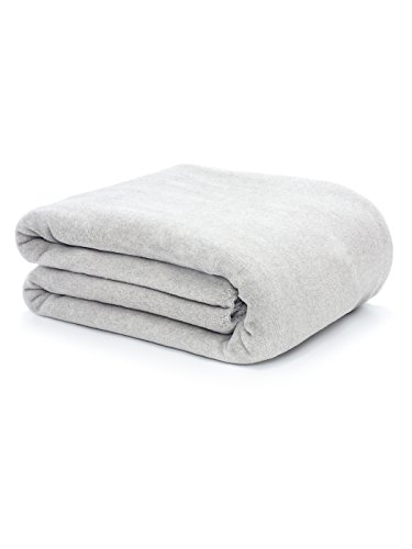 Arus Home Collection Cotton Blend Double Sided Reversible Luxury Throw Blanket Gray-Ivory 60"X80"