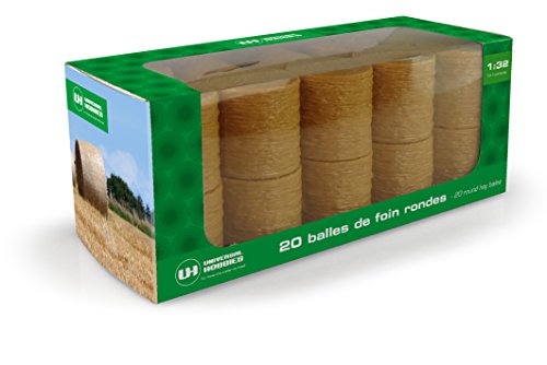 Universal Hobbies 1:32 Scale Pack of 20 Round Bales - Farm Toy UH9750