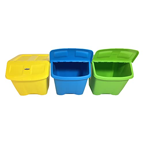 Redmon since 1883 10 Gallon Stackable Shutter 3 PC Set Bins (7319)